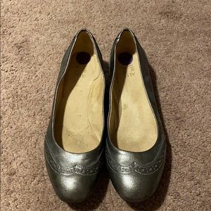 Bronze colored flats